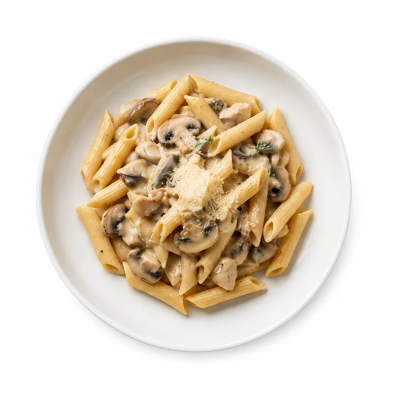 Penne Poulet Champignons