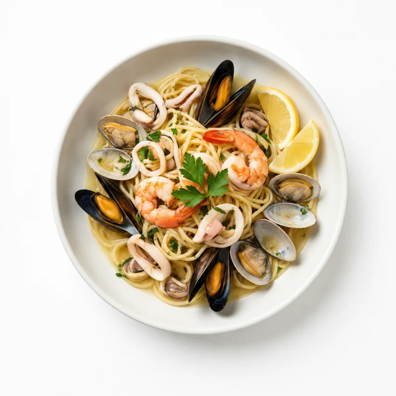 Spaghettis Fruits de mer